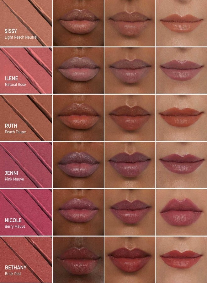 Thrive Causemetics Impact-FULL Smoothing Lipstick, Moisturizing Lip Makeup Essential with Vitamin E, Lightweight Creamy Lipstick for Women, Long Lasting, Vegan, Shade Ilene (Natural Rose) - Image 5
